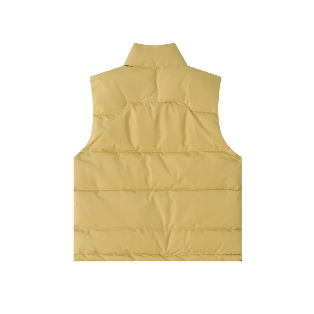 P490 #R51 Ralph Lauren winter new style for men and women, classic small logo waterproof pure down vest sleeveless official item number: RL14255 Full set of customized accessories, details determine success or failure.  - Accessories: Original hangtag, washed label + electroplated YK zipper logo, customized Laval Lauren zipper, full set of accessories - Same style for men and women. Color: Khaki, green, navy, black. Size: S M L